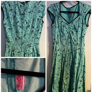 Pin up couture pin up dress size L